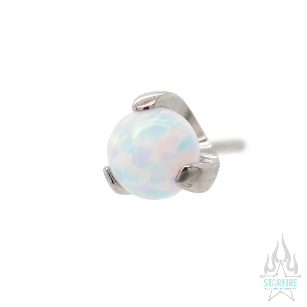 threadless: 3 Prong-Set Opal Ball End