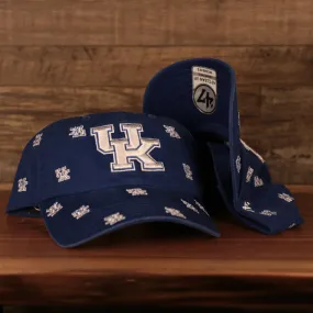 University of Kentucky Wildcats All Over Logo Patch Blue Adjustable Dad Hat