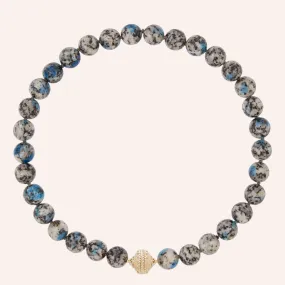 Victoire K2 Blue Azurite 12mm Necklace