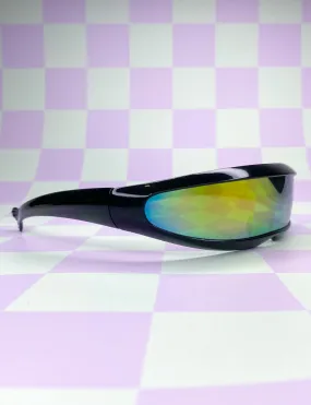 VISION VISOR - BLACK / REFLECTIVE LENS