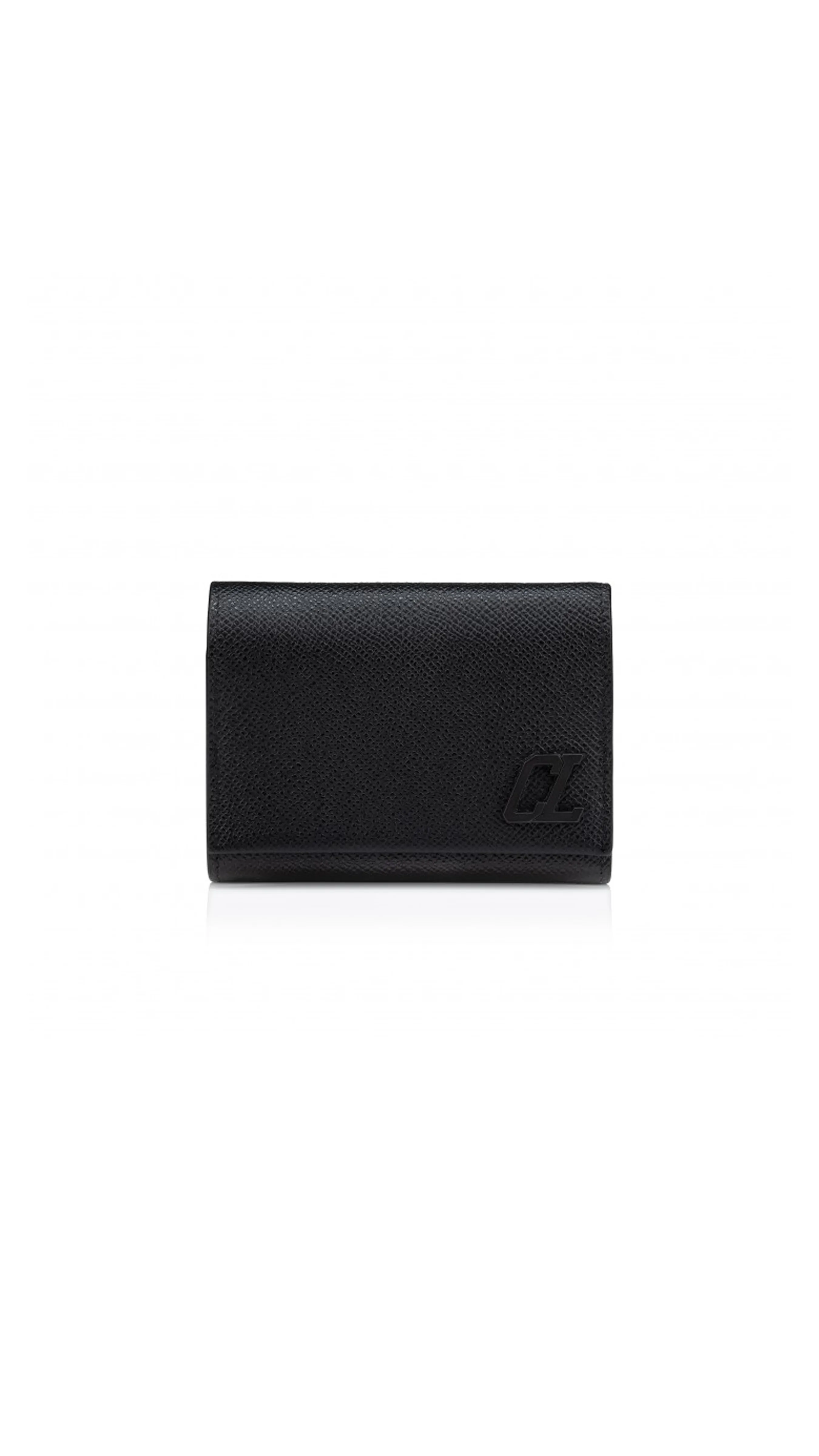 Wallet In Calf Alpin leather - Black