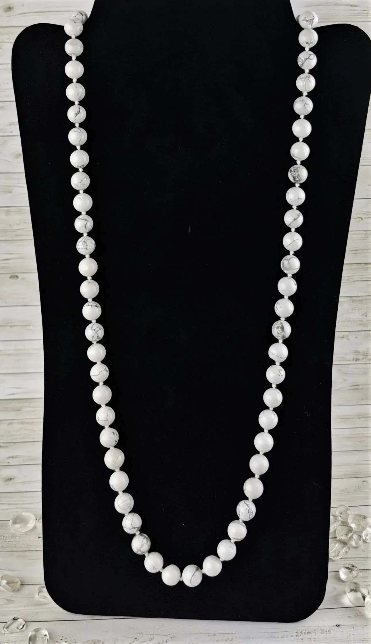 White Howlite Necklace