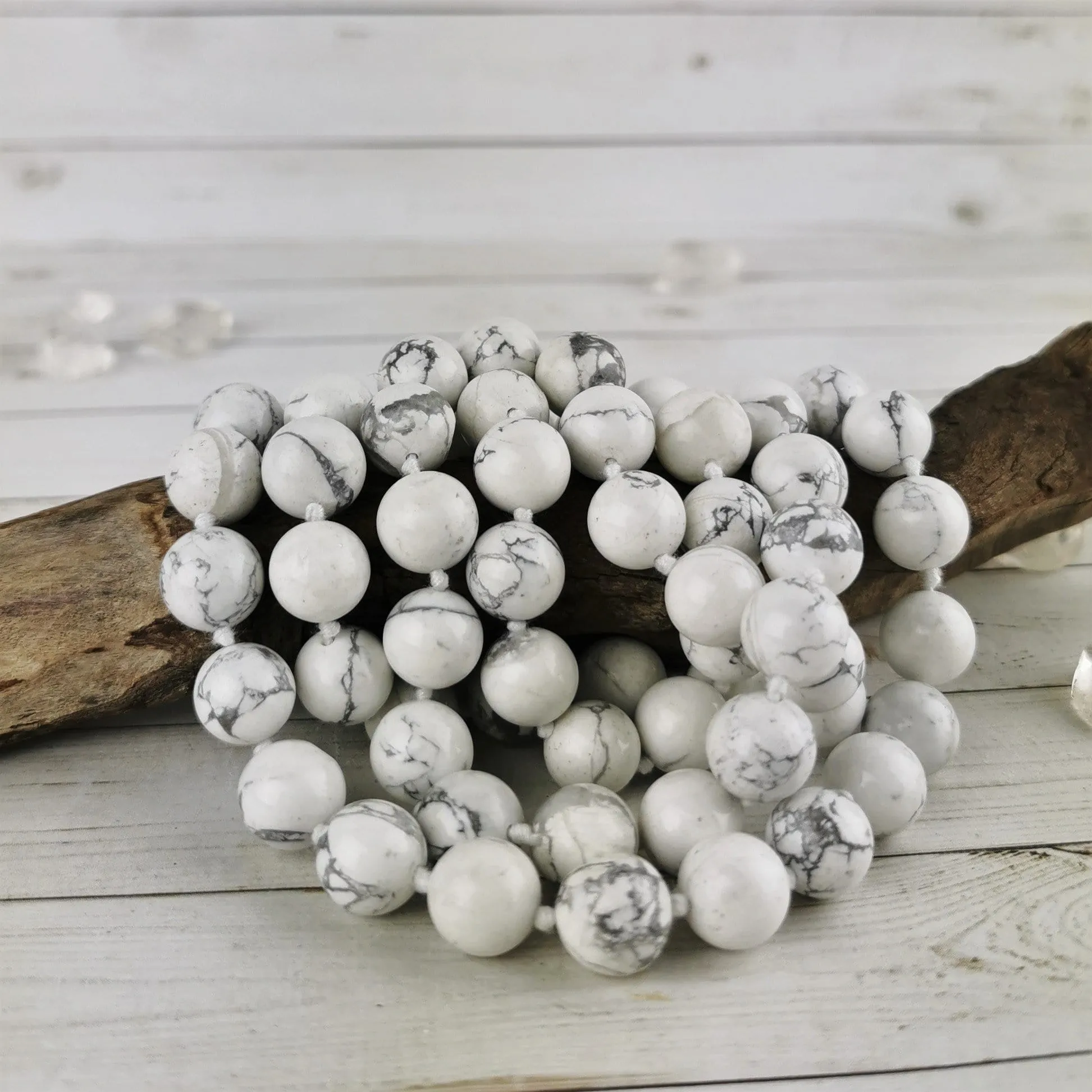 White Howlite Necklace