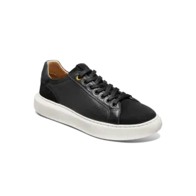 Women's Sunset- Black Leather on White Sole | Samuel Hubbard