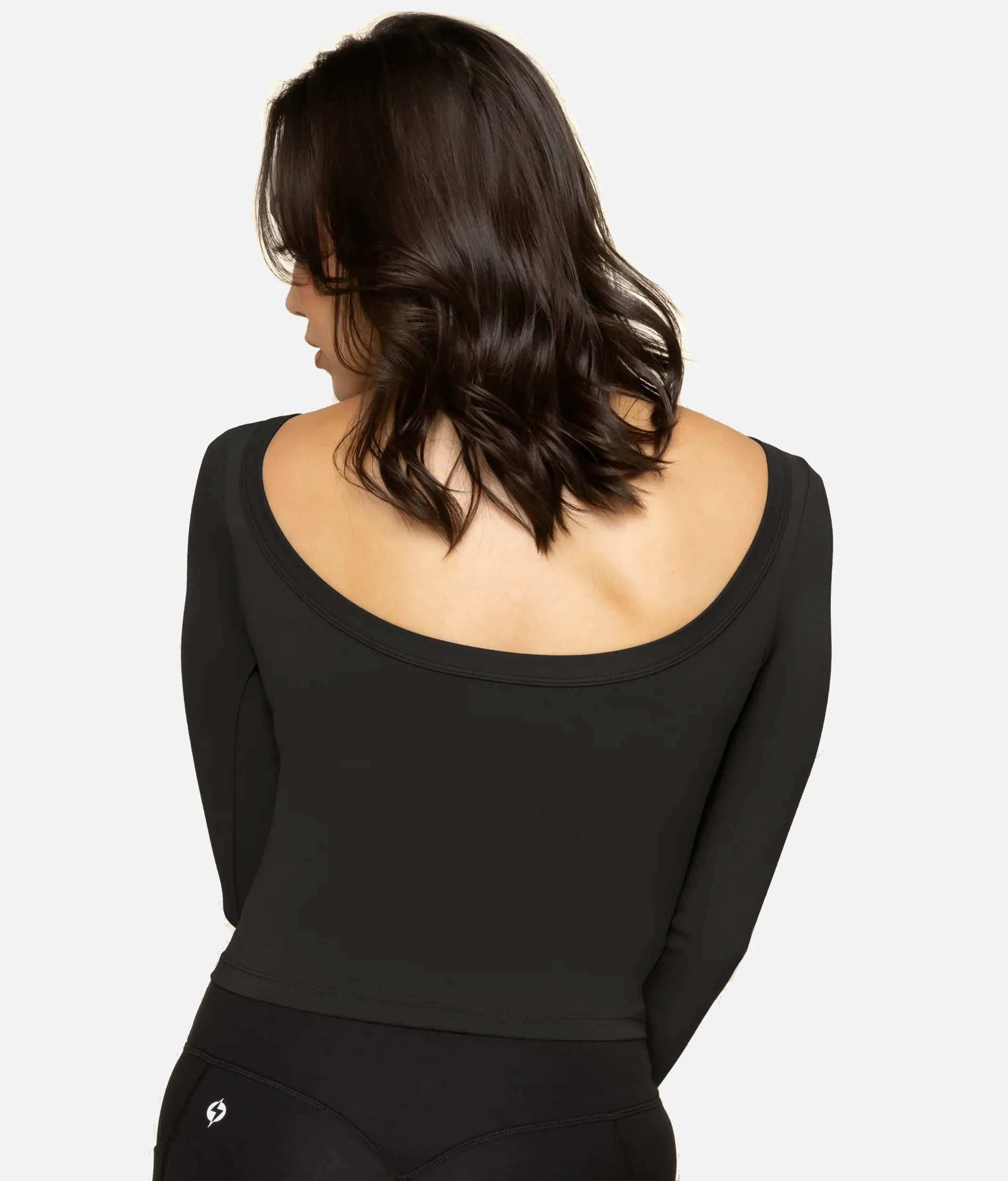 Your Favorite Long Sleeve Reversible Top in Black